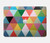S3049 Triangles Couleurs vibrantes Etui Coque Housse pour MacBook Pro 14 M1,M2,M3 (2021,2023) - A2442, A2779, A2992, A2918