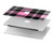 S3091 Motif rose à carreaux Etui Coque Housse pour MacBook Pro 14 M1,M2,M3 (2021,2023) - A2442, A2779, A2992, A2918
