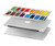 S3243 Ensemble de peinture aquarelle Etui Coque Housse pour MacBook Pro 14 M1,M2,M3 (2021,2023) - A2442, A2779, A2992, A2918