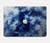 S3439 Tissu Indigo Tie Dye Etui Coque Housse pour MacBook Pro 14 M1,M2,M3 (2021,2023) - A2442, A2779, A2992, A2918