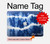 S3671 Tie Dye bleu Etui Coque Housse pour MacBook Pro 14 M1,M2,M3 (2021,2023) - A2442, A2779, A2992, A2918