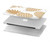 S3718 Ananas sans soudure Etui Coque Housse pour MacBook Pro 14 M1,M2,M3 (2021,2023) - A2442, A2779, A2992, A2918
