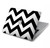 S1613 Chevron Zigzag Etui Coque Housse pour MacBook Pro 16 M1,M2,M3,M4 (2021,2024) - A3403, A3186, A2991, A2780, A2485