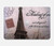 S2211 Carte postale de Paris Tour Eiffel Etui Coque Housse pour MacBook Pro 16 M1,M2,M3,M4 (2021,2024) - A3403, A3186, A2991, A2780, A2485