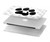 S2355 patte empreinte Etui Coque Housse pour MacBook Pro 16 M1,M2,M3,M4 (2021,2024) - A3403, A3186, A2991, A2780, A2485