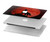 S2955 Loup Hurlant Rouge Lune Etui Coque Housse pour MacBook Pro 16 M1,M2 (2021,2023) - A2485, A2780
