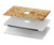 S2987 Crème Biscuits Cracker Etui Coque Housse pour MacBook Pro 16 M1,M2,M3,M4 (2021,2024) - A3403, A3186, A2991, A2780, A2485