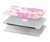 S3036 Flore de fleur rose douce Etui Coque Housse pour MacBook Pro 16 M1,M2 (2021,2023) - A2485, A2780