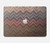 S3752 Motif de tissu en zigzag imprimé graphique Etui Coque Housse pour MacBook Pro 16 M1,M2,M3,M4 (2021,2024) - A3403, A3186, A2991, A2780, A2485