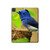 S3839 Oiseau bleu du bonheur Oiseau bleu Etui Coque Housse pour iPad Pro 11 (2021,2020,2018, 3rd, 2nd, 1st)