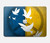 S3857 Colombe de la paix drapeau ukrainien Etui Coque Housse pour MacBook Air 13″ - A1369, A1466