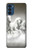 S0933 Cheval Blanc Etui Coque Housse pour Motorola Moto G41