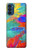 S2942 Peinture Coup de pinceau Etui Coque Housse pour Motorola Moto G41