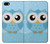S3029 Cute Blue Owl Etui Coque Housse pour iPhone 5 5S SE