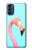 S3708 Flamant rose Etui Coque Housse pour Motorola Moto G41