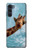 S3680 Girafe de sourire mignon Etui Coque Housse pour Motorola Moto G200 5G