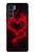 S3682 Cœur du diable Etui Coque Housse pour Motorola Moto G200 5G