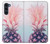 S3711 Ananas rose Etui Coque Housse pour Motorola Moto G200 5G