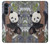 S3793 Peinture de neige mignon bébé panda Etui Coque Housse pour Motorola Moto G200 5G