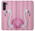 S3805 Flamant Rose Pastel Etui Coque Housse pour Motorola Moto G200 5G