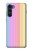 S3849 Couleurs verticales colorées Etui Coque Housse pour Motorola Moto G200 5G