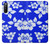 S2244 Motif Hawai Hibiscus Bleu Etui Coque Housse pour Sony Xperia 10 III Lite