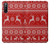 S2835 Renne Motif Tricoté Noël Etui Coque Housse pour Sony Xperia 10 III Lite