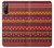 S3404 Aztèques Motif Etui Coque Housse pour Sony Xperia 10 III Lite