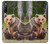 S3558 Famille d'ours Etui Coque Housse pour Sony Xperia 10 III Lite