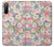 S3688 Motif d'art floral floral Etui Coque Housse pour Sony Xperia 10 III Lite