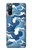 S3751 Modèle de vague Etui Coque Housse pour Sony Xperia 10 III Lite