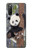 S3793 Peinture de neige mignon bébé panda Etui Coque Housse pour Sony Xperia 10 III Lite