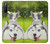 S3795 Peinture Husky Sibérien Ludique Chaton Grincheux Etui Coque Housse pour Sony Xperia 10 III Lite