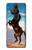 S0934 Sauvage Black Horse Etui Coque Housse pour Sony Xperia Pro-I
