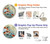 S1654 Carpe Koï poisson Peinture Art Etui Coque Housse pour Sony Xperia Pro-I
