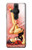 S1669 Afficher Fille Millésime Etui Coque Housse pour Sony Xperia Pro-I