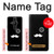 S1946 Sir Mustache Minimalisme Etui Coque Housse pour Sony Xperia Pro-I