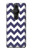 S2345 Marine Bleu Shavron Zig zag Etui Coque Housse pour Sony Xperia Pro-I