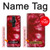 S2480 Tie dye rouge Etui Coque Housse pour Sony Xperia Pro-I