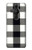 S2842 Noir et blanc Buffle motif de vérification Etui Coque Housse pour Sony Xperia Pro-I