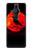 S3328 Corbeau Rouge Lune Etui Coque Housse pour Sony Xperia Pro-I