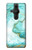 S3399 Vert Marbre Imprimer Graphique Etui Coque Housse pour Sony Xperia Pro-I