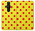 S3526 Rouge tache à pois Etui Coque Housse pour Sony Xperia Pro-I