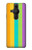 S3678 Vertical arc-en-ciel coloré Etui Coque Housse pour Sony Xperia Pro-I