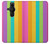 S3678 Vertical arc-en-ciel coloré Etui Coque Housse pour Sony Xperia Pro-I