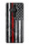 S3687 Drapeau américain de pompier mince ligne rouge Etui Coque Housse pour Sony Xperia Pro-I