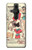 S3820 Poupée de papier de mode de cow-girl vintage Etui Coque Housse pour Sony Xperia Pro-I