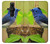 S3839 Oiseau bleu du bonheur Oiseau bleu Etui Coque Housse pour Sony Xperia Pro-I