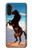 S0934 Sauvage Black Horse Etui Coque Housse pour Samsung Galaxy A13 4G