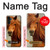 S1595 Beau cheval marron Etui Coque Housse pour Samsung Galaxy A13 4G